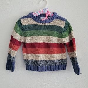 Sonoma Toddler Knit Long Sleeved Sweater, size 2T, Multicolored